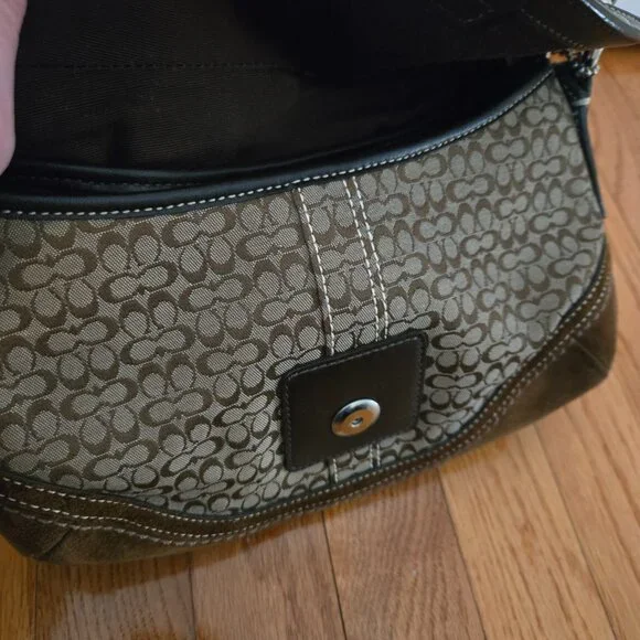 Coach Brown Suede Y2K soho shoulder bag - Picture 13 of 16